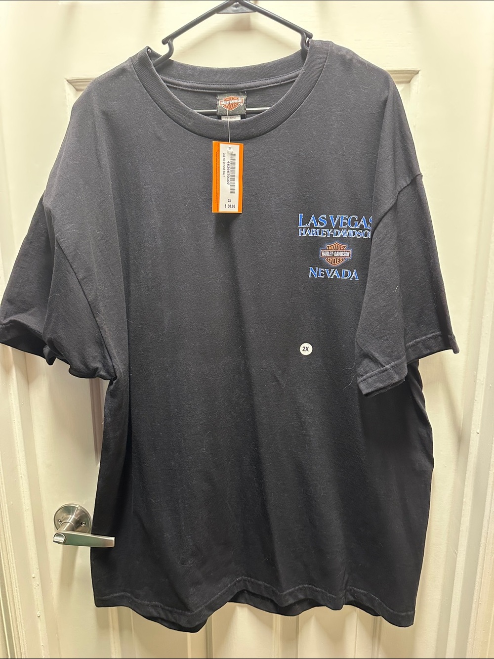 Harley-Davidson Black Las Vegas Nevada Logo Short Sleeve Tee